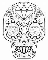 30 Free Printable Sugar Skull Coloring Pages sketch template