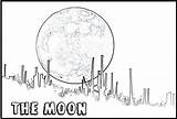 Moon Phases Coloring Sheets Sketch Page sketch template