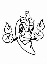 Chili Pepper Coloring Pages Printable For Free Download sketch template