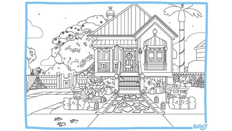 Heelerween colouring sheet - Bluey Official Website