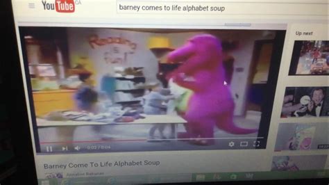 Barney Comes To Life (Alphabet Soup! (episode)) - YouTube