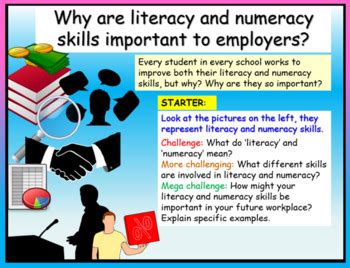 Literacy and Numeracy Skills - Careers by ECPublishing | TpT