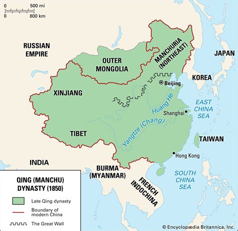Qing dynasty | Definition, History, Map, Time Period, Emperors ...