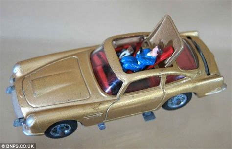 Six James Bond toy cars designed by Corgi found in their original packaging nearly 50 years ...