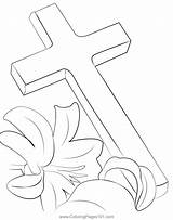 Cross Coloring Page For Kids  Free Feast Of The Printable sketch template