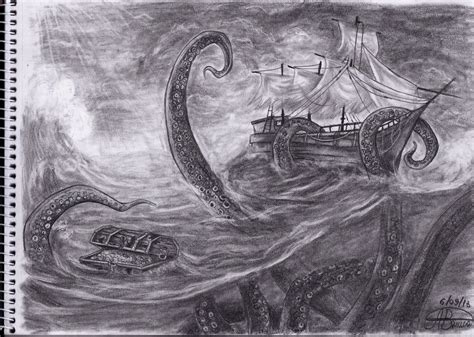 Sea monster by AncaBani on DeviantArt