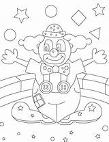 Clown coloring Pages  ColoringLib sketch template