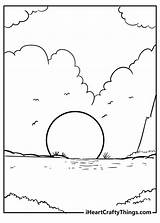 Sunset Coloring Pages 25 Free Printables sketch template