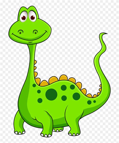 Dinosaurs Clipart Lime Green - Cartoon Dinosaur Transparent Background - Png Download (#354448 ...