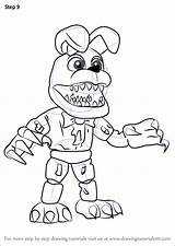 Nightmare Bonnie Coloring Pages sketch template