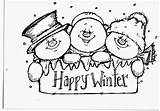 Cute Winter Coloring Pages Printable & Book For Kids sketch template