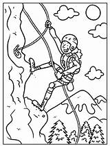 Free Climbing Coloring Page Download And Print  sketch template