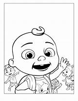 Printable Cocomelon Coloring Pages Pdf  Coloringfoldercom sketch template