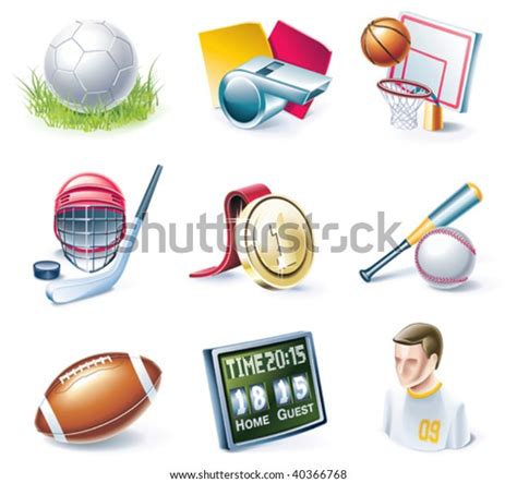 Vector Cartoon Style Icon Set Part Stock Vector (Royalty Free) 40366768 ...