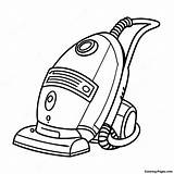 Cartoon Vacuum Cleaner Coloring Page  Pagescom sketch template