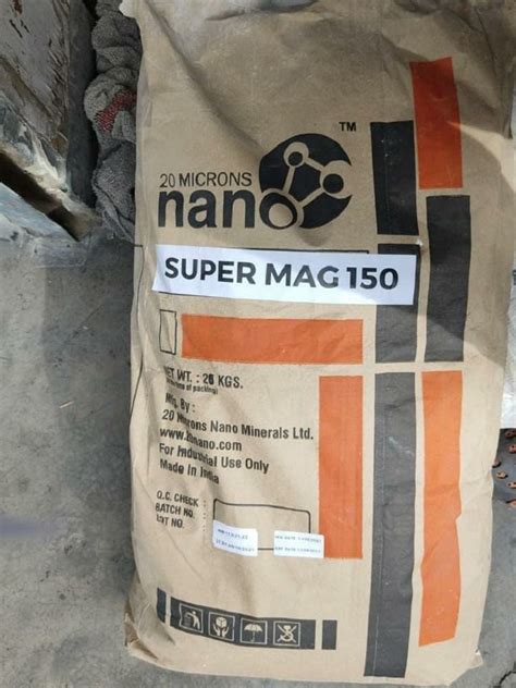 20 Microns Nano Super MAG 150 Magnesium Oxide at Rs 250/kg | Magnesium ...