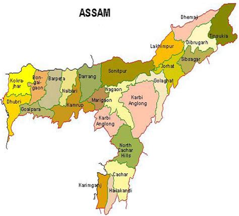 Assam Tourism | Assam Map