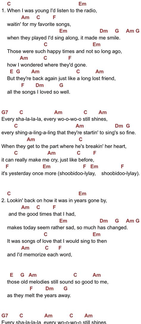 Pin by Judy Reier on Singing time | Ukulele chords songs, Lyrics and chords, Guitar chords for songs