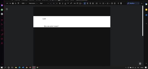 how to write on a completly dark mode paper on google drive - Google ...