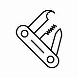 Swiss Army Knife Vector Icon 14705271 Art At Vecteezy sketch template