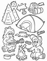 Camping Coloring Pages  Best For Kids sketch template
