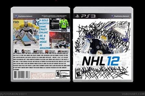 nhl 12 PlayStation 3 Box Art Cover by FLYCRAYON