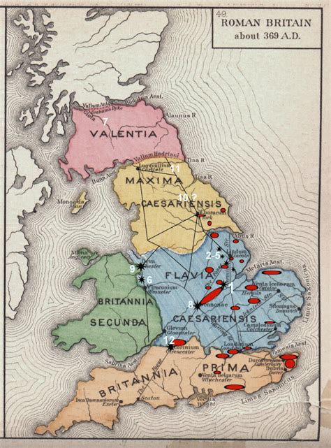 The Core Battles of Arthur Dux Bellorum in Flavia Caesariensis | Saxon ...