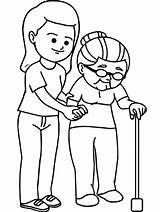 Kindness 3 sketch template