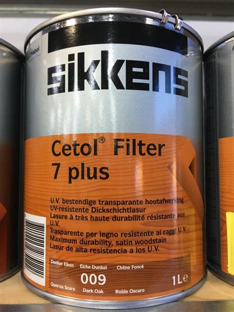 HO Sikkens Cetol Filter 7 Dark Oak 1L - Wynn Fraser