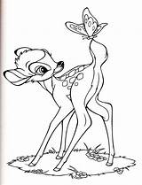 Walt Disney Coloring Pages  Bambi Characters Photo sketch template