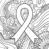 Breast Cancer Awareness Ribbon Coloring Page 8270 6600 sketch template