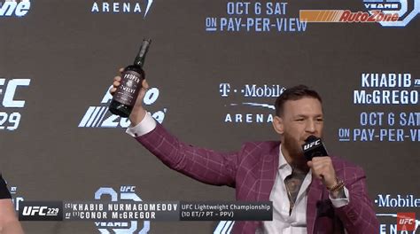 EVERYTHING that happened at Conor McGregor’s UFC press conference | Goss.ie