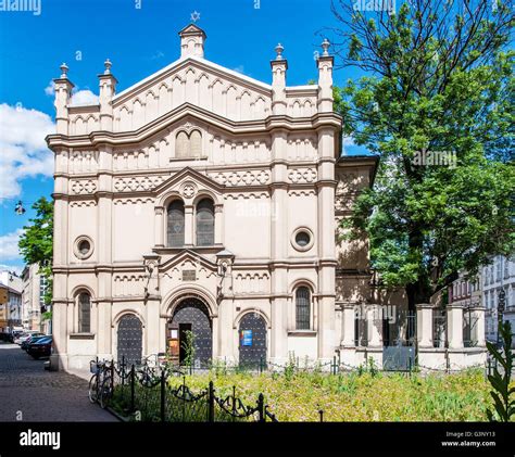 Temple Synagogue in Jewish Kazimierz district of Krakow, Poland Stock ...