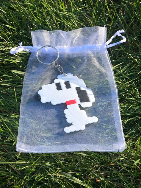 Snoopy Keychain - Etsy