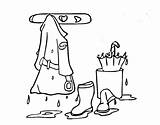 Rain Gear Coloring Pages sketch template