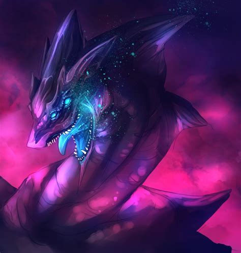 Star eater by Ravoilie on DeviantArt | Galaxy dragon, Dragon artwork ...