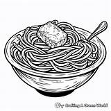 Spaghetti Coloring Pages  Free & Printable sketch template