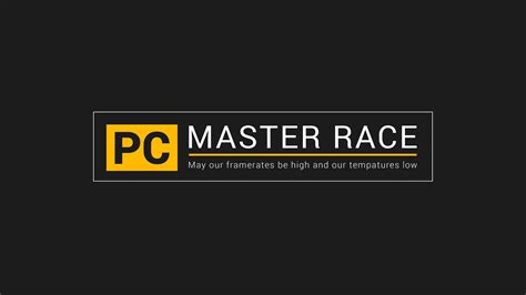 Pc Master Race Logo May Our Frame Rates Be High And - Graphics - 3840x2160 Wallpaper - teahub.io