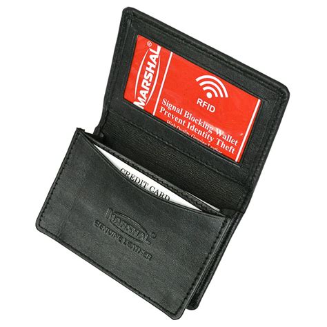 Marshal Wallet - RFID Mens Slim Front Pocket Wallet Genuine Leather ...