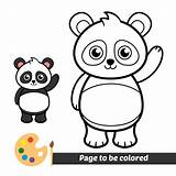 Coloring Book For Kids panda Vector Panda Books  sketch template