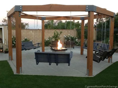 Gazebo with Fire Pit Plans | Fire pit pergola, Gazebo with fire pit ...