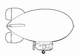Airship coloring page  ColouringPages sketch template