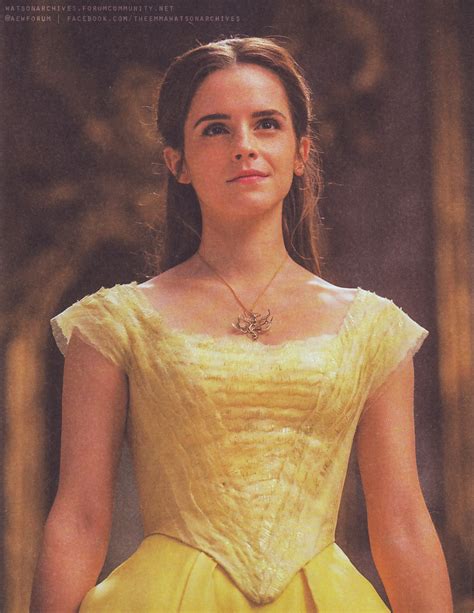 New pic of Emma Watson in 'Beauty and the Beast' - Emma Watson Photo ...