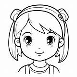 Face Coloring Page sketch template