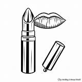 Lipstick Coloring Pages  Free & Printable sketch template
