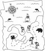 Treasure Map Coloring Pages  Free Printable For Kids sketch template