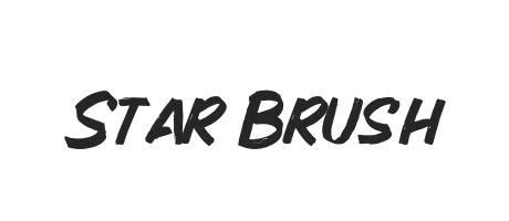 Star Brush - Font Family (Typeface) Free Download TTF, OTF - Fontmirror.com