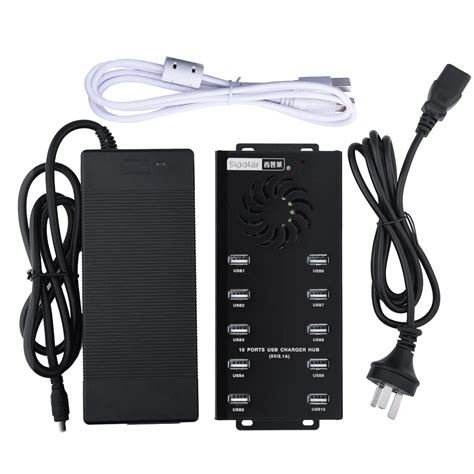 USB 2.0 10 Port Hub with 120W Power Adapter-in USB Hubs from Computer ...