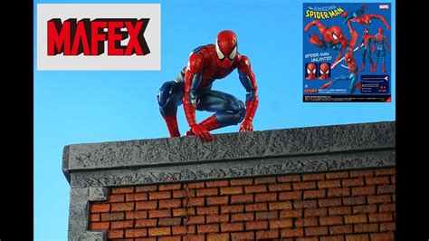 Medicom Mafex Marvel Comics The Amazing SPIDER-MAN Action Figure Review - YouTube