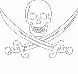 Pirate Flag Printable Coloring Pages Sketch Page sketch template